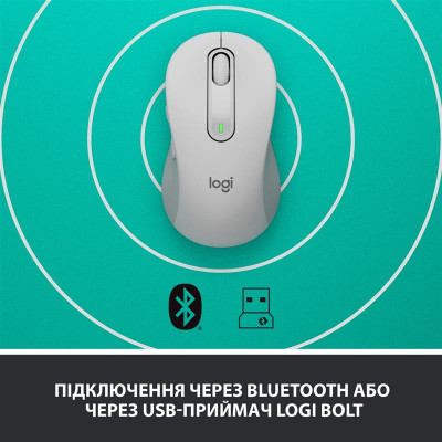 Миша бездротова Logitech Signature M650 L Off-White (910-006238) Миша бездротова Logitech Signature M650 L Off-White (910-006238)