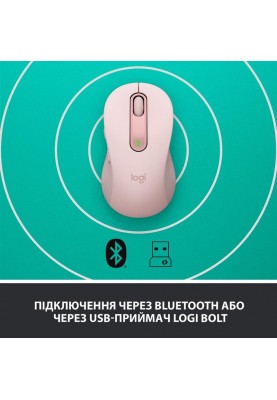 Мишка бездротова Logitech Signature M650 L Rose (910-006237)