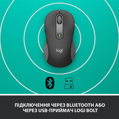 Миша бездротова Logitech Signature M650 Graphite (910-006253) Миша бездротова Logitech Signature M650 Graphite (910-006253)