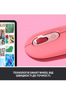 Миша бездротова Logitech POP Mouse Bluetooth Heartbreaker Rose (910-006548)