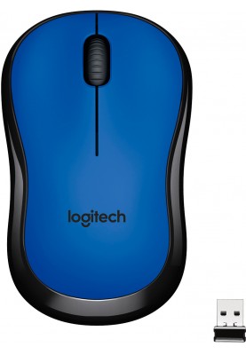 Мишка бездротова Logitech M220 Silent Blue (910-004879)