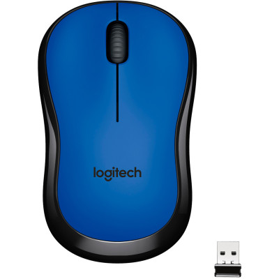 Мишка бездротова Logitech M220 Silent Blue (910-004879)