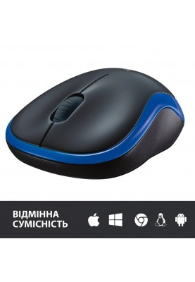 Миша бездротова Logitech M185 Blue (910-002239)