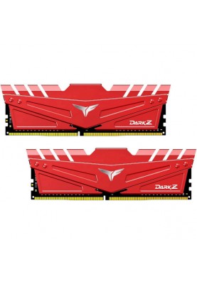 Модуль пам`яті DDR4 2x8GB/3000 Team T-Force Dark Z Red (TDZRD416G3000HC16CDC01)