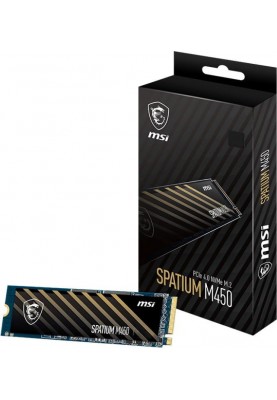 Накопичувач SSD  500GB MSI Spatium M450 M.2 2280 PCIe 4.0 x4 NVMe 3D NAND TLC (S78-440K190-P83)