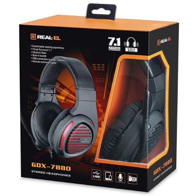 Гарнітура REAL-EL GDX-7880 Black