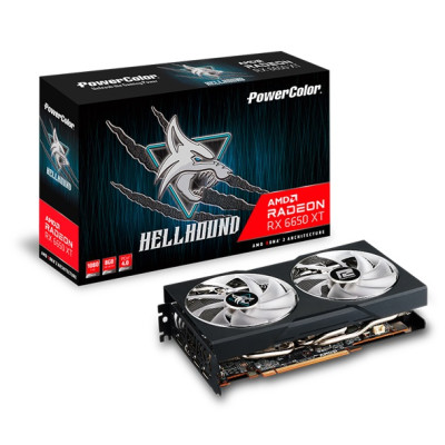 Відеокарта AMD Radeon RX 6650 XT 8GB GDDR6 Hellhound PowerColor (AXRX 6650 XT 8GBD6-3DHL/OC)