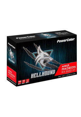 Відеокарта AMD Radeon RX 6650 XT 8GB GDDR6 Hellhound PowerColor (AXRX 6650 XT 8GBD6-3DHL/OC)