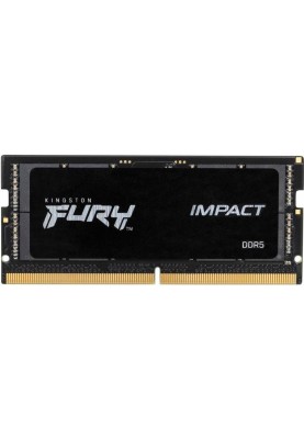 Модуль пам`ятi SO-DIMM 32GB/5600 DDR5 Kingston Fury Impact PnP (KF556S40IB-32)