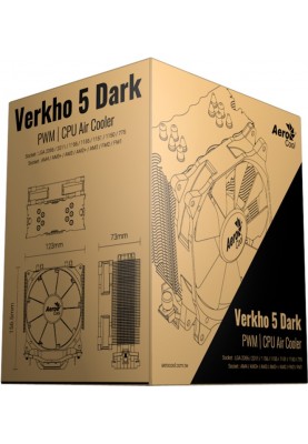 Кулер процесорний AeroCool Verkho 5 Dark (ACTC-NA30510.01)