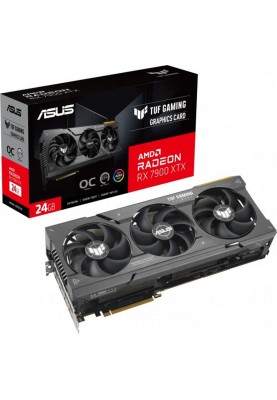 Відеокарта AMD Radeon RX 7900 XTX 24GB GDDR6 TUF Gaming OC Asus (TUF-RX7900XTX-O24G-GAMING)
