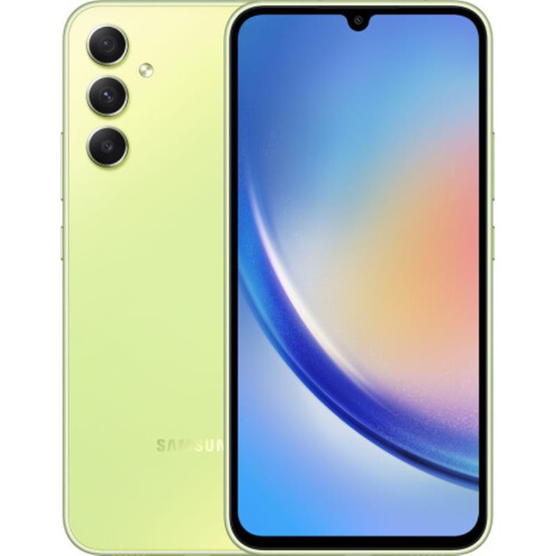 Смартфон Samsung Galaxy A34 SM-A346E 8/256GB Dual Sim Light Green (SM-A346ELGESEK)_UA