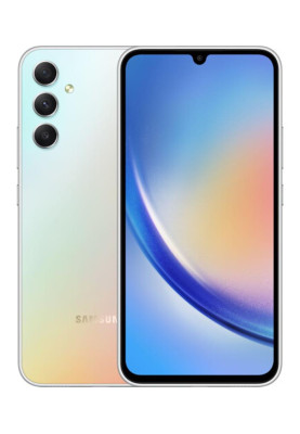 Смартфон Samsung Galaxy A34 SM-A346E 6/128GB Dual Sim Silver (SM-A346EZSASEK)_UA