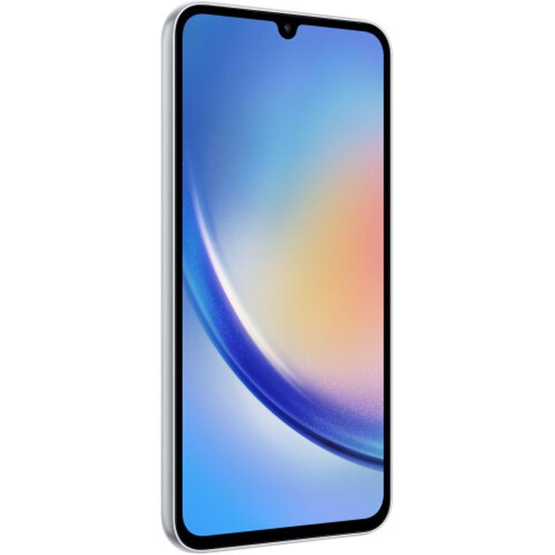 Смартфон Samsung Galaxy A34 SM-A346E 8/256GB Dual Sim Silver (SM-A346EZSESEK)_UA