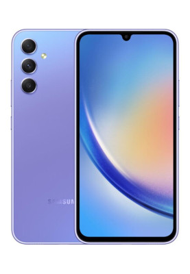 Смартфон Samsung Galaxy A34 SM-A346E 6/128GB Dual Sim Light Violet (SM-A346ELVASEK)_UA