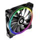 Вентилятор ID-Cooling ZF-14025-ARGB (Single Pack), 140x140x25мм, 4-pin PWM, чорний