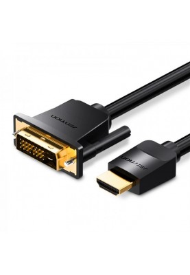 Кабель Vention DVI - HDMI V 1.4 (M/M), 1.5 м, Black (ABFBG)