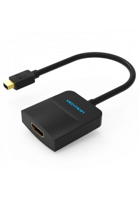 Адаптер Vention mini DisplayPort - HDMI (M/F), 0.15 м, Black (HBCBB)