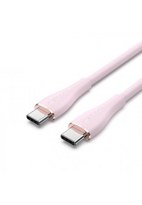 Кабель Vention USB Type-C - USB Type-C (M/M), 1 м, Pink (TAWPF)