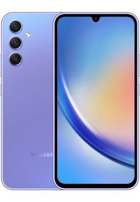 Смартфон Samsung Galaxy A34 SM-A346E 8/256GB Dual Sim Light Violet (SM-A346ELVESEK)
