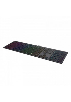 Клавіатура A4Tech Fstyler FX60 Grey Neon backlit