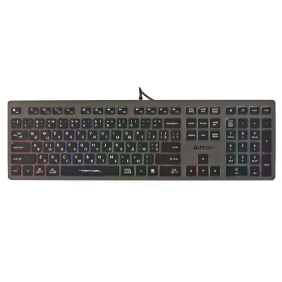 Клавіатура A4Tech Fstyler FX60H Grey Neon Backlit