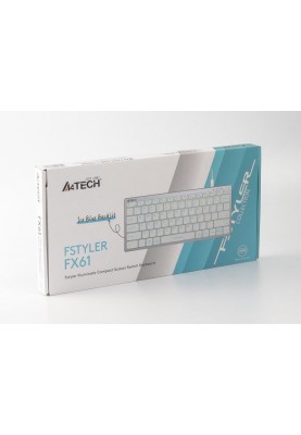 Клавіатура A4Tech Fstyler FX61 White