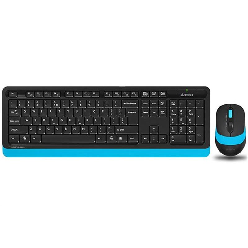 Комплект (клавіатура, мишка) бездротовий A4Tech FG1010S Black/Blue