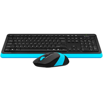 Комплект (клавіатура, мишка) бездротовий A4Tech FG1010S Black/Blue