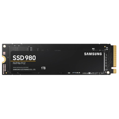 Накопичувач SSD  1ТB Samsung 980 M.2 2280 PCIe 3.0 x4 NVMe V-NAND MLC (MZ-V8V1T0BW)