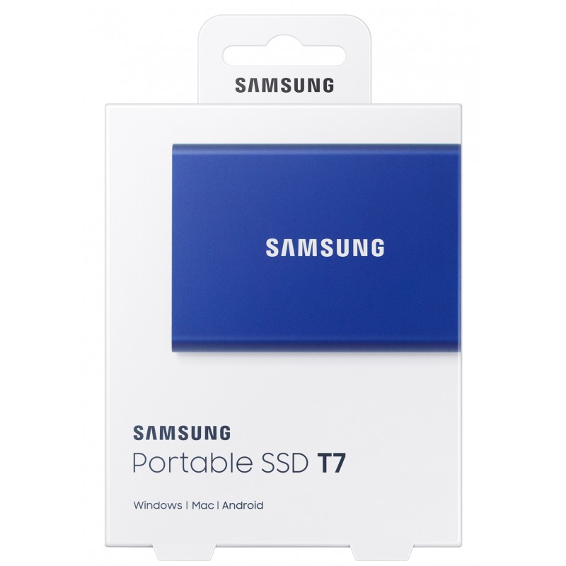 Накопичувач зовнішній SSD 2.5" USB 1.0TB Samsung T7 Indigo Blue (MU-PC1T0H/WW)