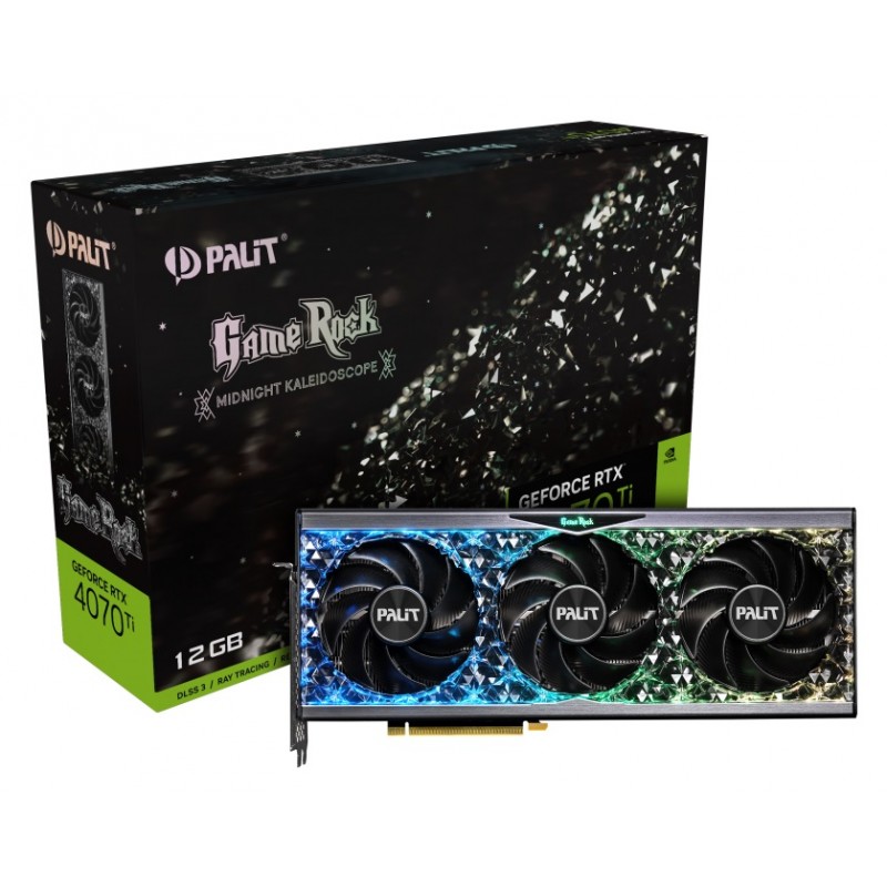 Відеокарта GF RTX 4070 Ti 12GB GDDR6X GameRock Palit (NED407T019K9-1045G)