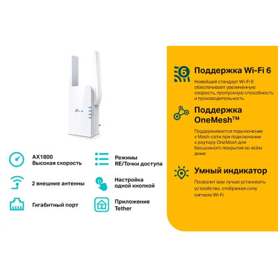 Точка доступу TP-Link RE605X Точка доступу TP-Link RE605X