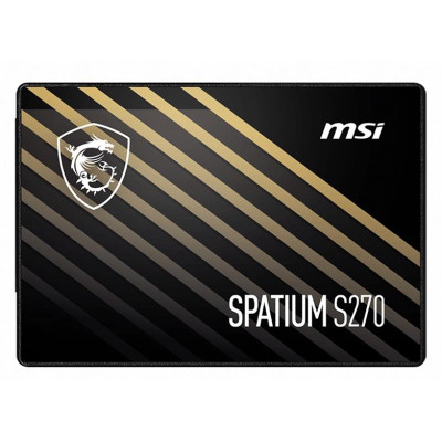 Накопичувач SSD  480GB MSI Spatium S270 2.5" SATAIII 3D TLC (S78-440E350-P83)