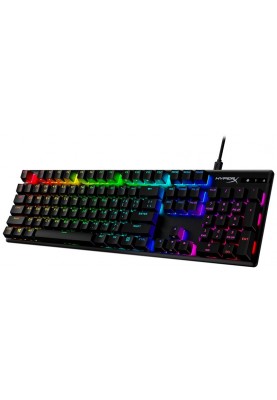 Клавіатура HyperX Alloy Origins Red RGB PBT ENG/RU Black (639N3AA)