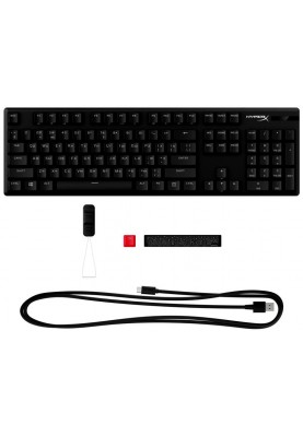 Клавіатура HyperX Alloy Origins Red RGB PBT ENG/RU Black (639N3AA)