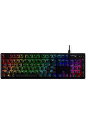 Клавіатура HyperX Alloy Origins Aqua RGB PBT ENG/RU Black (639N5AA)