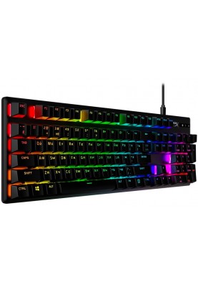 Клавіатура HyperX Alloy Origins Aqua RGB PBT ENG/RU Black (639N5AA) USB