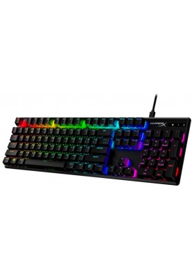 Клавіатура HyperX Alloy Origins Aqua RGB PBT ENG/RU Black (639N5AA) USB