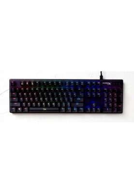 Клавіатура HyperX Alloy Origins Aqua RGB PBT ENG/RU Black (639N5AA)