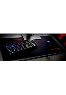 Клавіатура HyperX Alloy Origins Aqua RGB PBT ENG/RU Black (639N5AA)