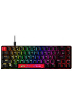 Клавіатура HyperX Alloy Origins 65 Red RGB ENG/RU Black (4P5D6AX) USB