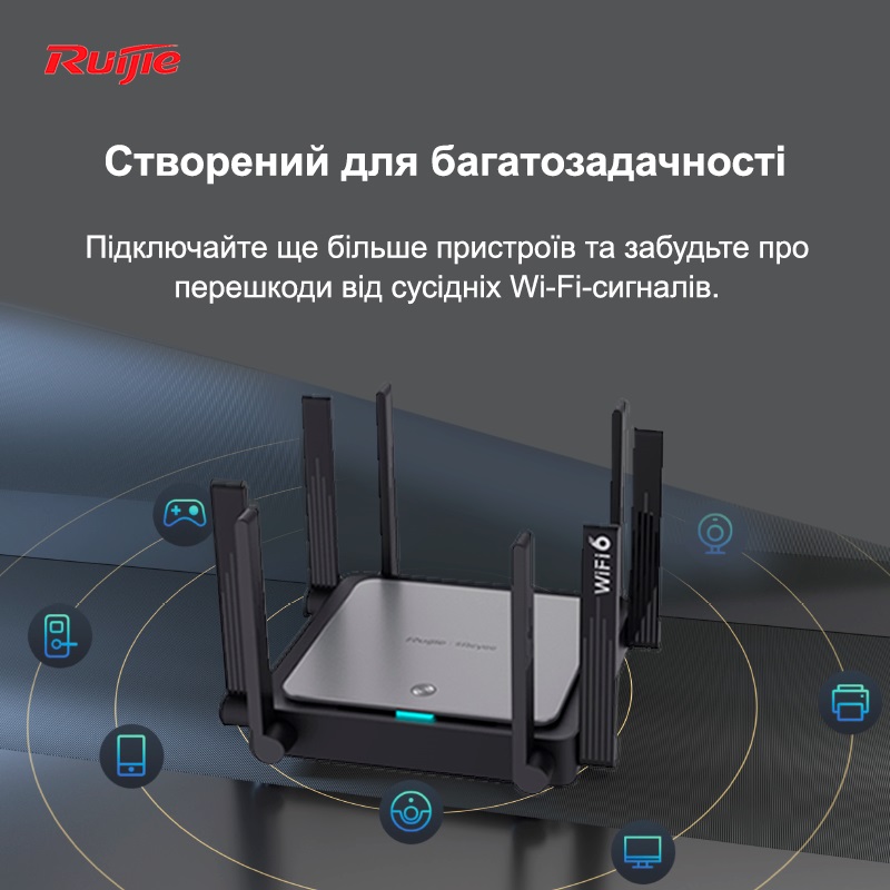 Бездротовий маршрутизатор Ruijie Reyee RG-EW3200GX PRO