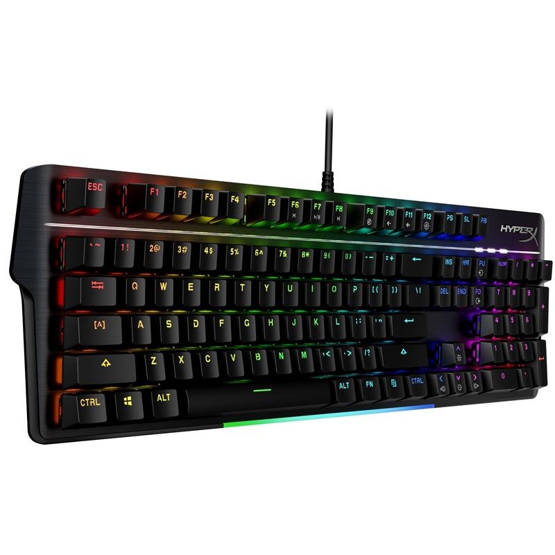 Клавіатура HyperX Alloy MKW100 TTC Red USB RGB ENG/RU Black (4P5E1AX)