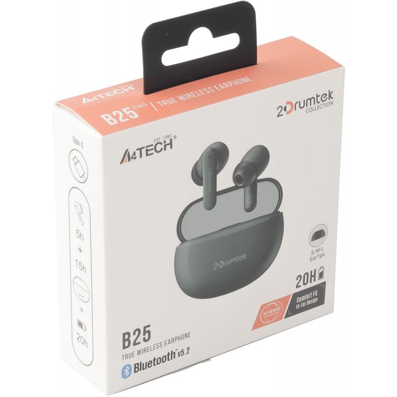 Bluetooth-гарнітура A4Tech B25 Ash Grey