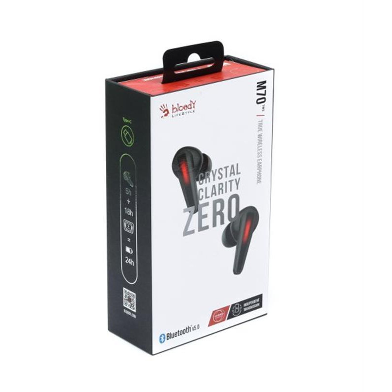 Bluetooth-гарнітура A4Tech Bloody M70 Black+Red