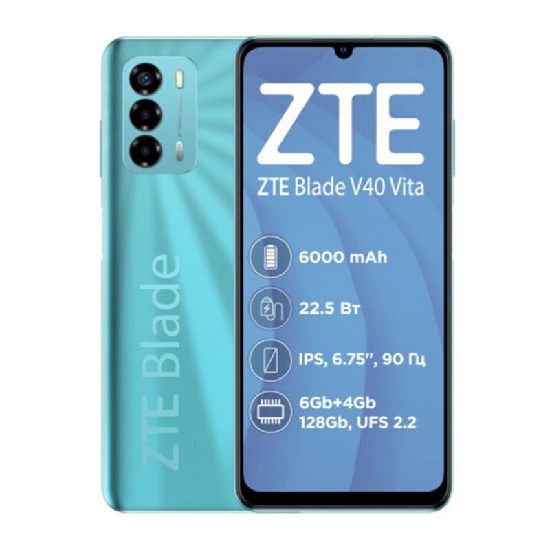 Смартфон ZTE Blade V40 Vita 6/128GB Dual Sim Green