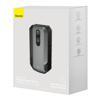 Пусковий пристрій Baseus Super Energy Max Car Jump Starter 20000 mAh Black (CGNL020001)