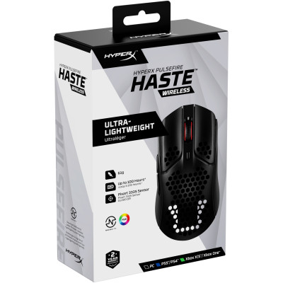 Мишка бездротова HyperX Pulsefire Haste WL Black (4P5D7AA)