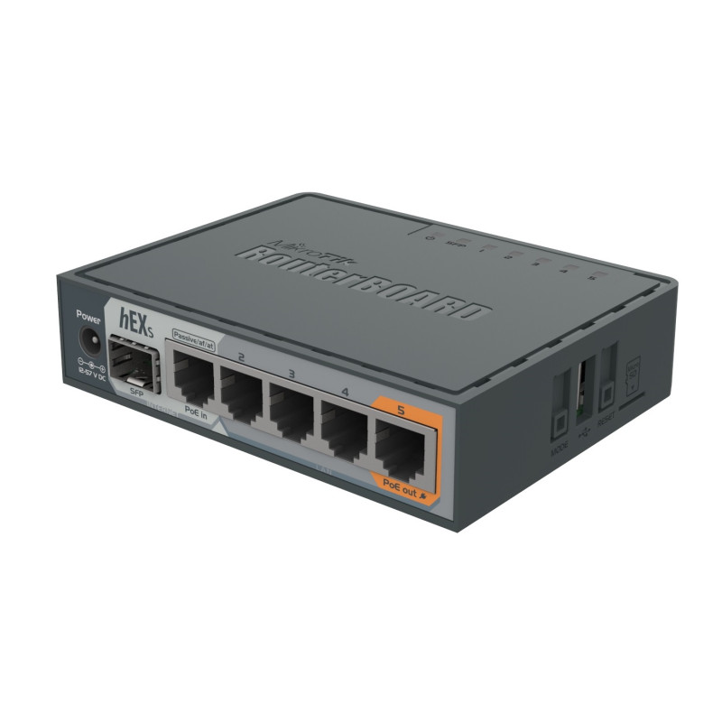 Маршрутизатор MikroTik RouterBOARD RB760iGS hEX S